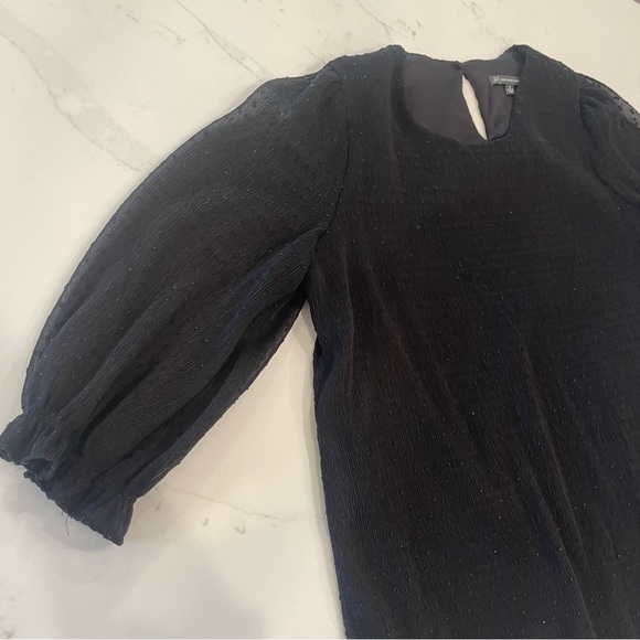 Adrianna Papell black textured blouse - Picture 7 of 16